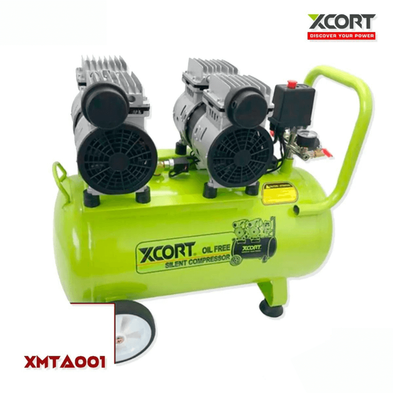 Compresor silencioso uso dental o taller 50L XCORT XSC-50L – Mundo  Constructor