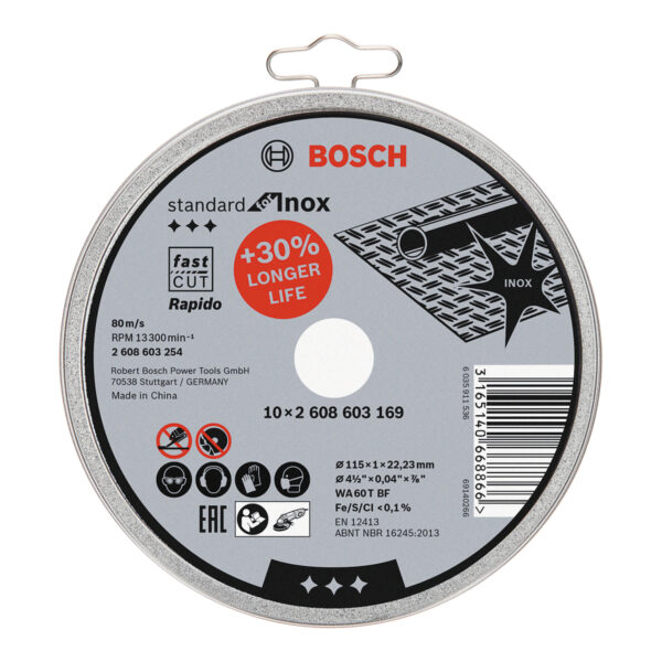 5 DISCHI DA TAGLIO 115X1,0MM DISCO FERRO ACCIAIO INOX METALLI ALLUMINIO