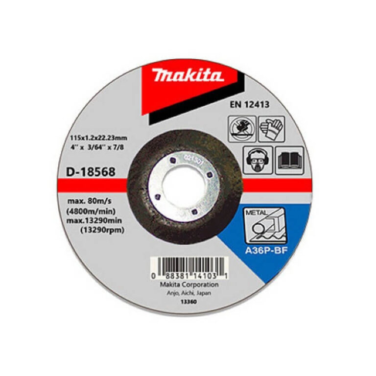 Disco de Corte 4″ 3 mm Makita D-18568 – Mundo Constructor